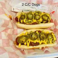 Mama Bear's Hot Diggity Dogs food