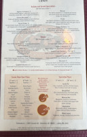 Pomodoros Greek Italian Café menu