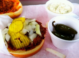 Milt's Pit Barbeque food