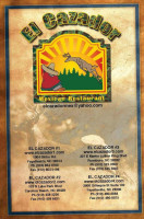 El Cazador 3 menu