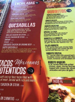 Tlaquepaque Mexican Grill menu