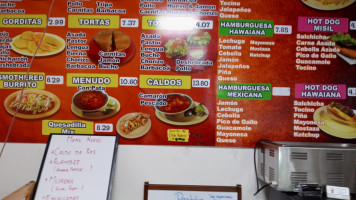 Taqueria Madero Llc menu