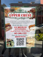 Upper Crust Pizza inside