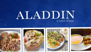 Aladdin Crown Pizza food