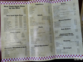 Rosario’s Pizza menu