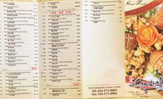 Capital Seafood menu