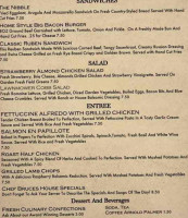 Eliot Street Cafe menu