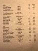 Charleston Bistro, Sweet Shoppe Wine menu