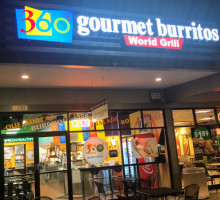 360 Degrees Gourmet Burritos inside