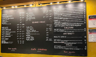 Caffè Calabria menu