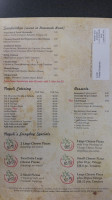 Napoli Pizzeria menu