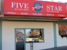 Five Star Pizza outside