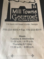 Mill Towne Gourmet In Griff food