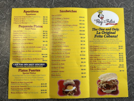 El Rey De Las Fritas menu