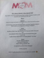 The Library Kitchen menu