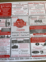 Mountain View Diner menu