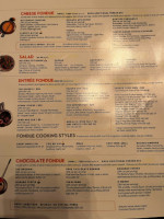 The Melting Pot menu