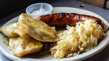 Dick Alice Sausage And Pierogi Haus food