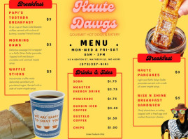 Haute Dawgs Gourmet Hot Dogs Eatery food