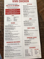 Viva Chicken menu