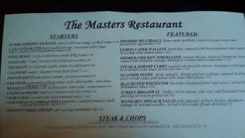 The Masters menu