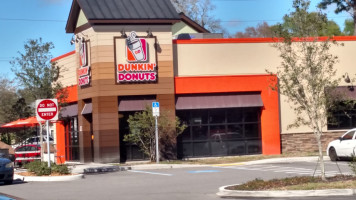 Dunkin' outside