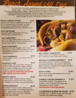 Kountry Folks Homestyle menu