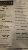 The Local Kitchen Drinks menu