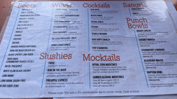 Lolo's Grill menu