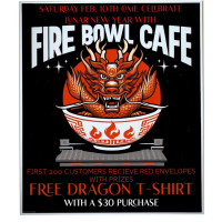 Fire Bowl Cafe food