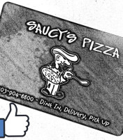 Saucy's Pizza food