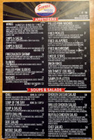 Scores Sports Bar Grill Restaurant menu