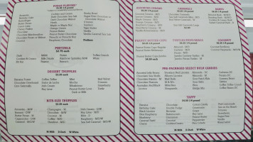 Simply Sweet menu