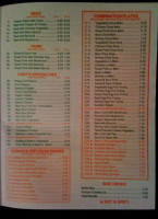 Chan An menu