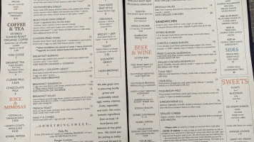 Estero Cafe menu