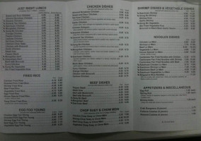 Moy Kong Express Inc menu