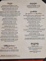 Valentino Italian Cuisine menu