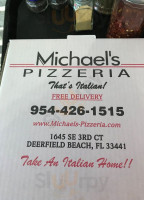 Michael's Pizzeria food