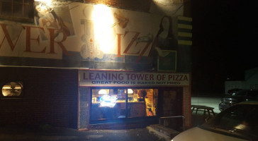 Leaning Tower Of Pizza inside