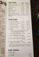 Mario’s Pizza Union Pier menu