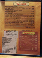 Pipers Pizza menu