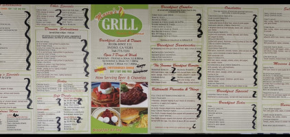 Maxcy's Grill menu