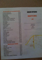 Maxcy's Grill menu