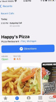 Happy's Pizza food