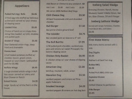 Bull Island Barbecue menu