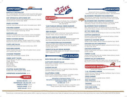 Up The Creek Pub Grill menu