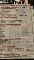 Basement Burger menu