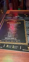 Golden Margarita menu