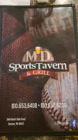 Md's Sports Tavern Grill menu