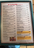 El Patio Mexican menu